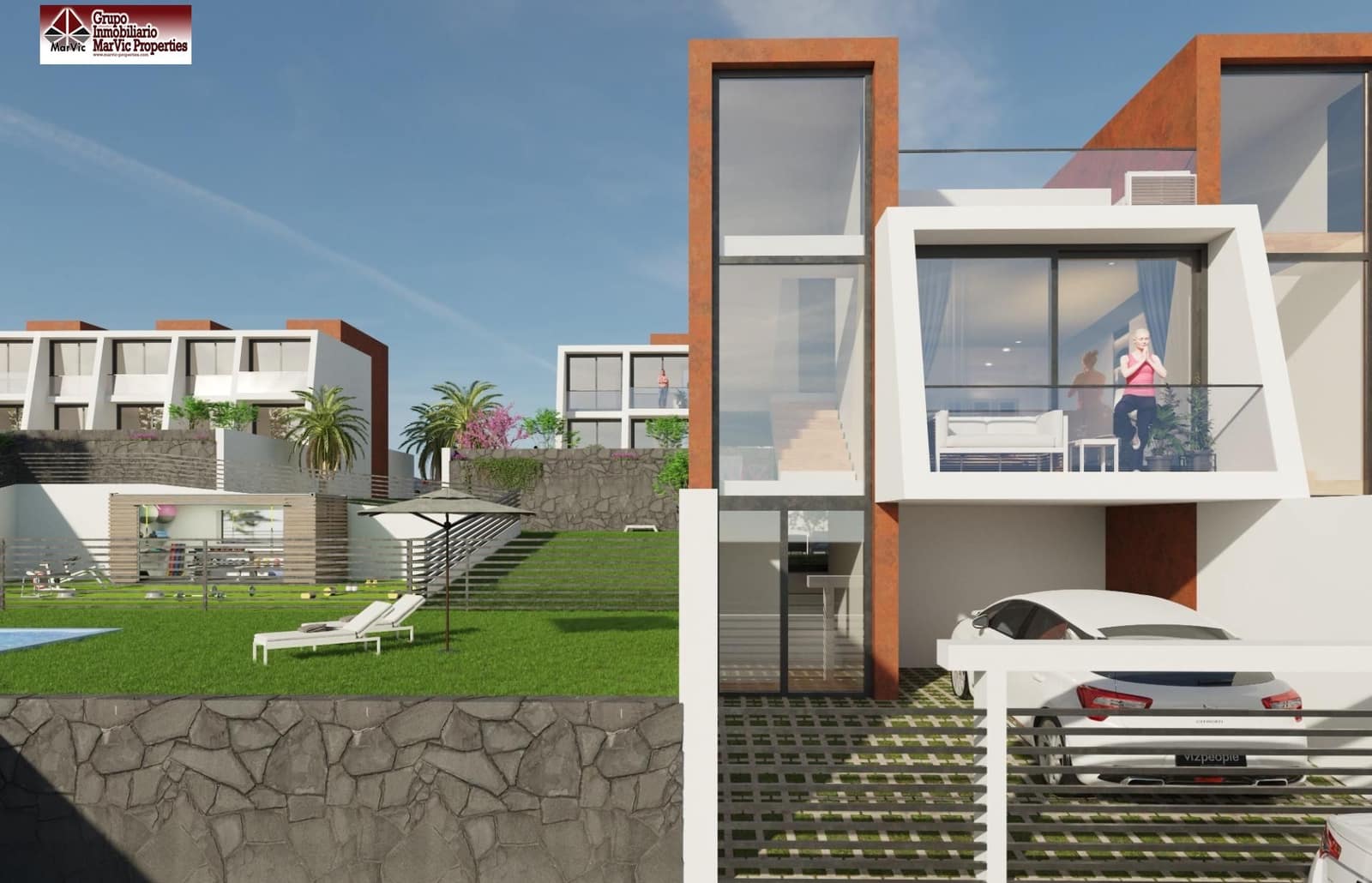 3 soveværelse Bungalow til salg i Calpe / Calp med swimmingpool garage - € 755.000 (Ref: 7463301)