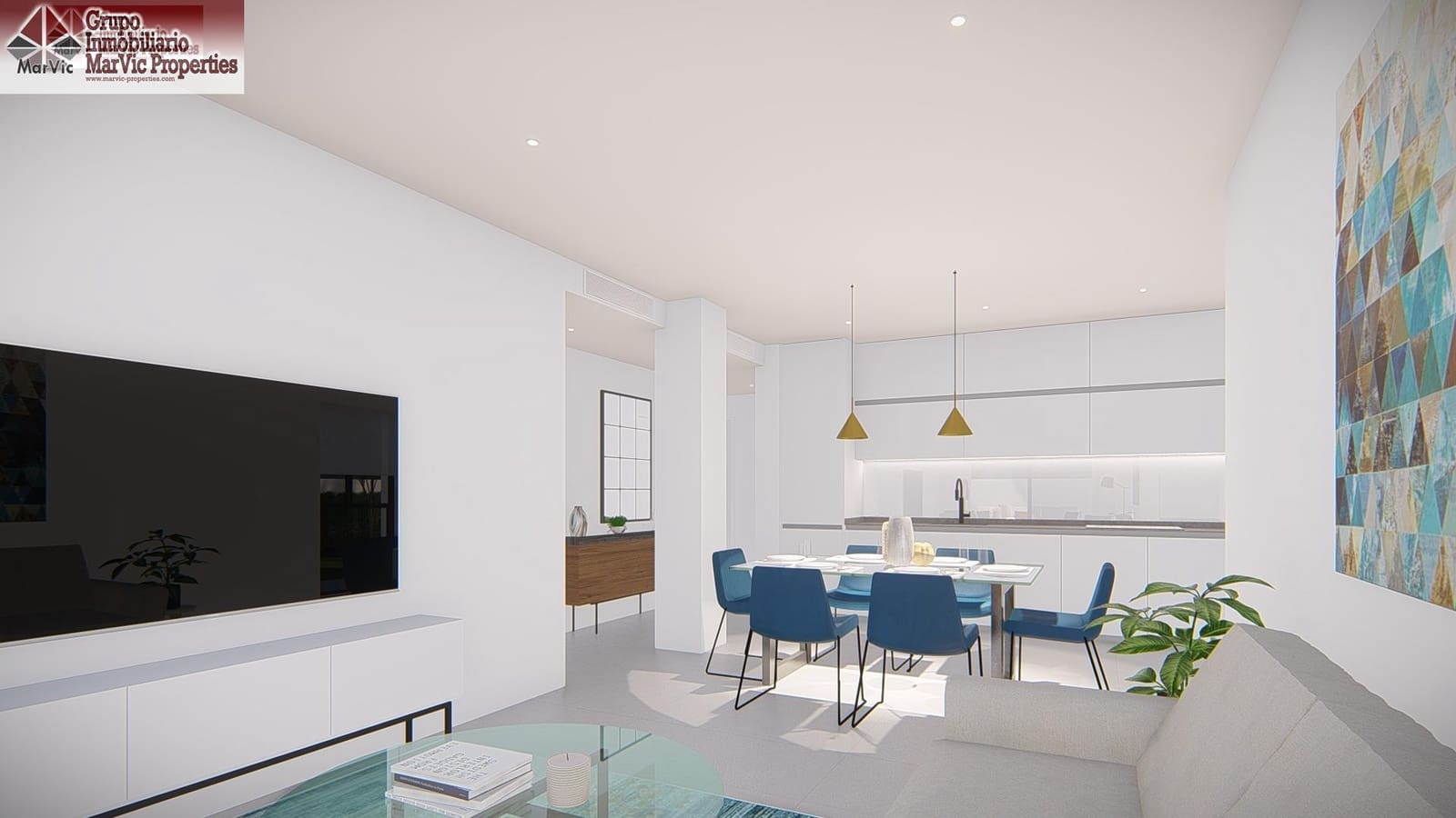 3 chambre Appartement à vendre à La Villajoyosa / Vila Joiosa avec piscine - 360 000 € (Ref: 8537413)