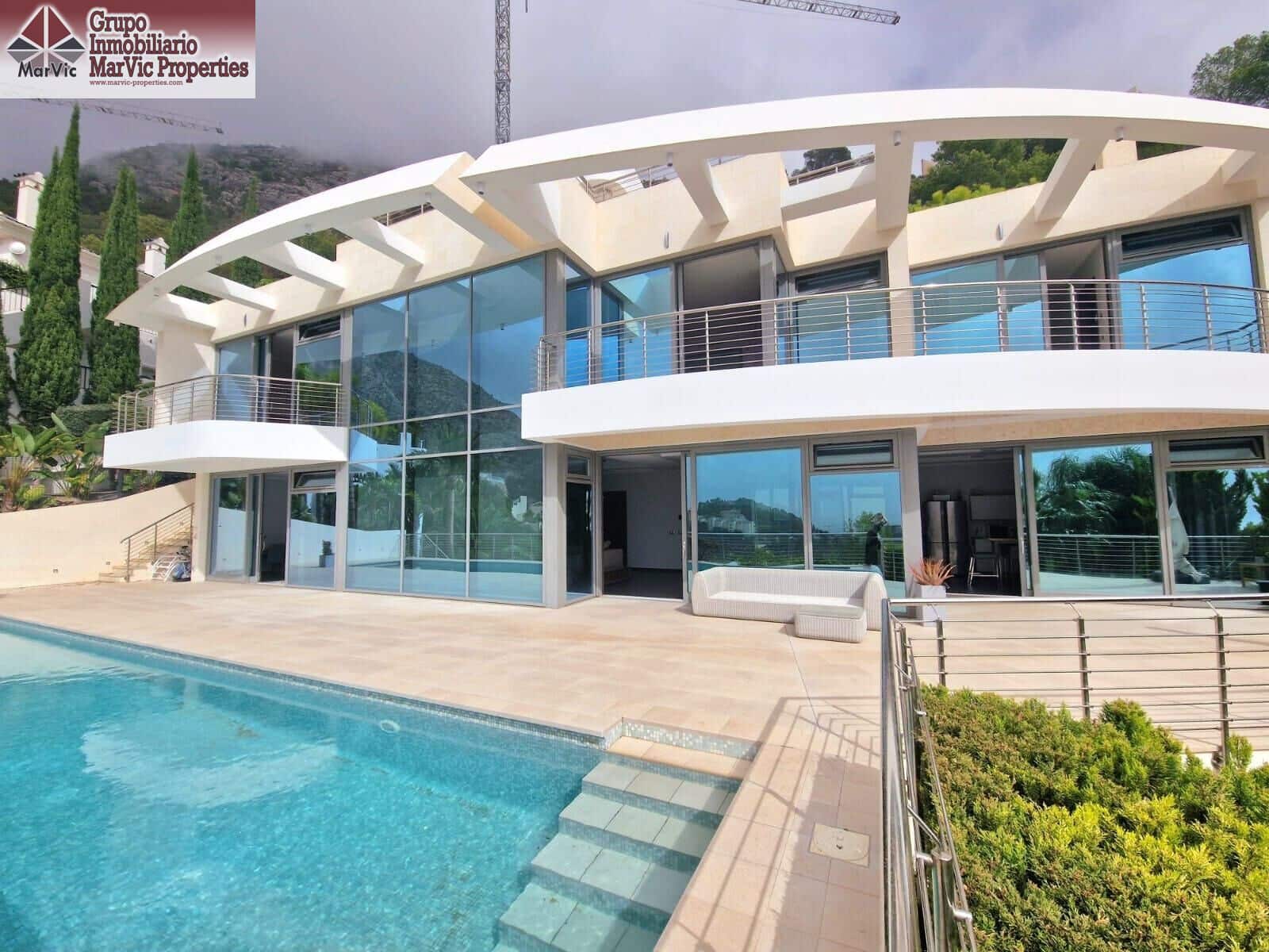 5 Zimmer Villa zu verkaufen in Altea mit Pool Garage - 3.100.000 € (Ref: 8591047)