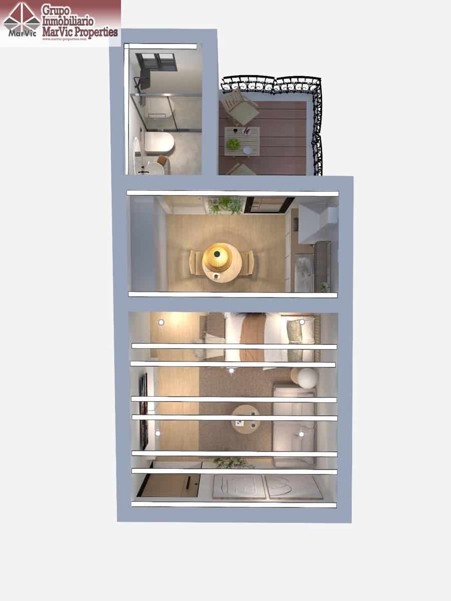 Apartamento de 2 habitaciones en La Villajoyosa / Vila Joiosa en venta - 259.000 € (Ref: 8662341)