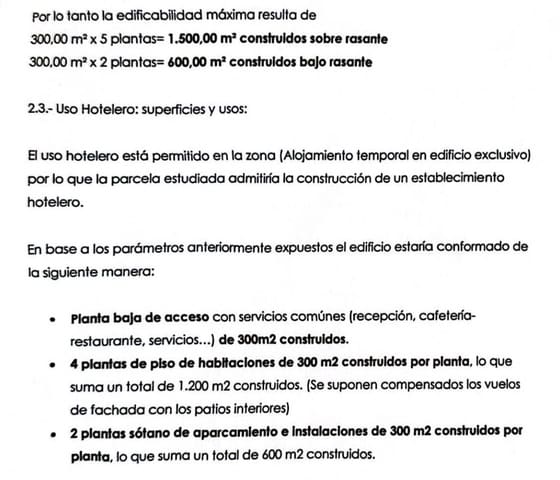 Byggetomt til salgs i Centro Urbano, Benidorm - € 1 600 000 (Ref: 9075137)