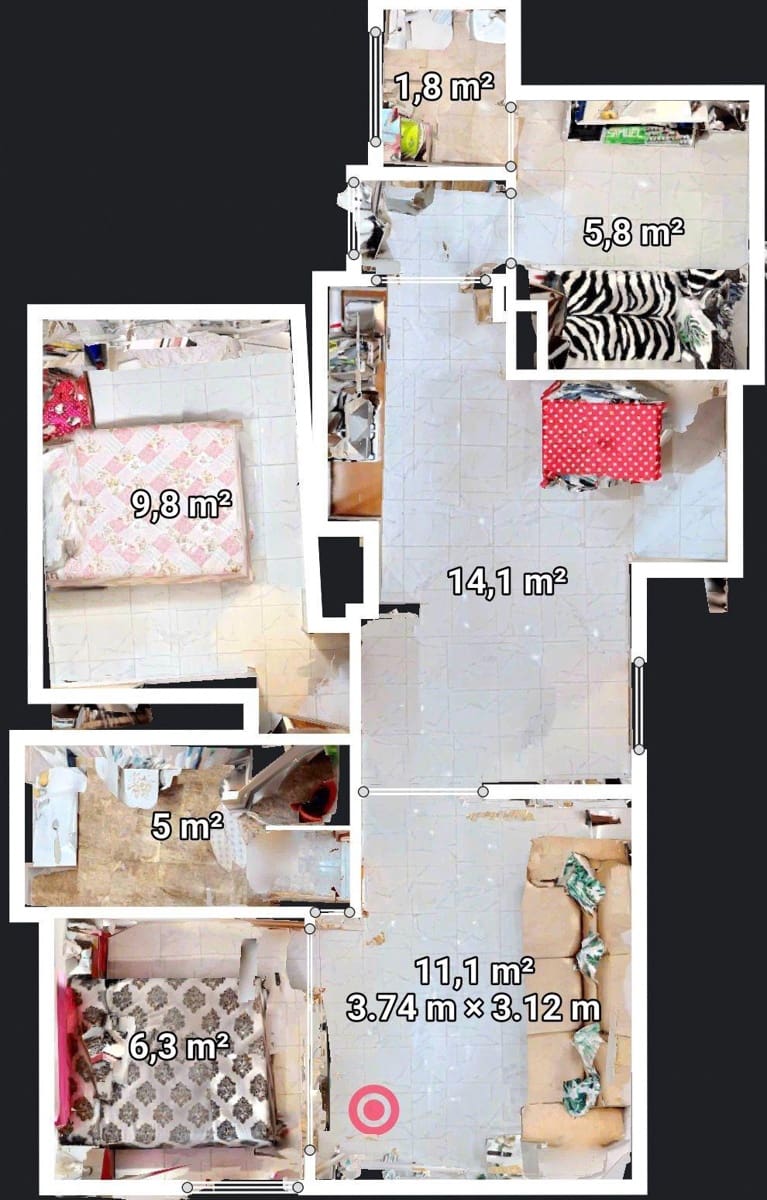 3 makuuhuone Huoneisto myytävänä paikassa Benidorm - 195 000 € (Ref: 9648201)