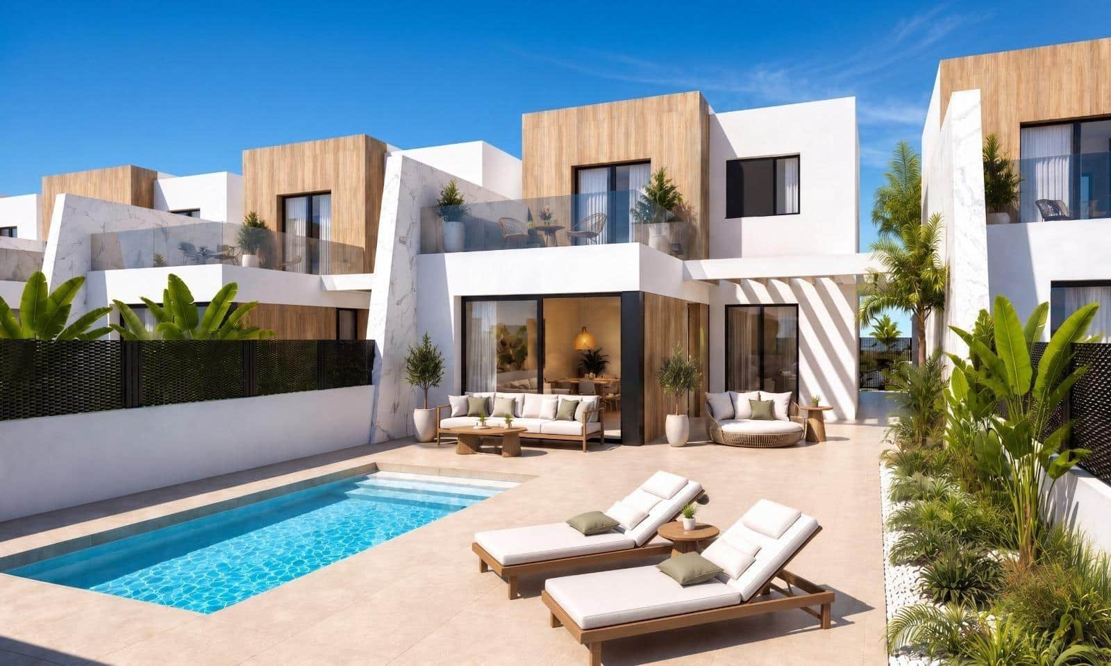 3 soveværelse Rækkehus til salg i Torre-Pacheco med swimmingpool - € 459.900 (Ref: 10013096)