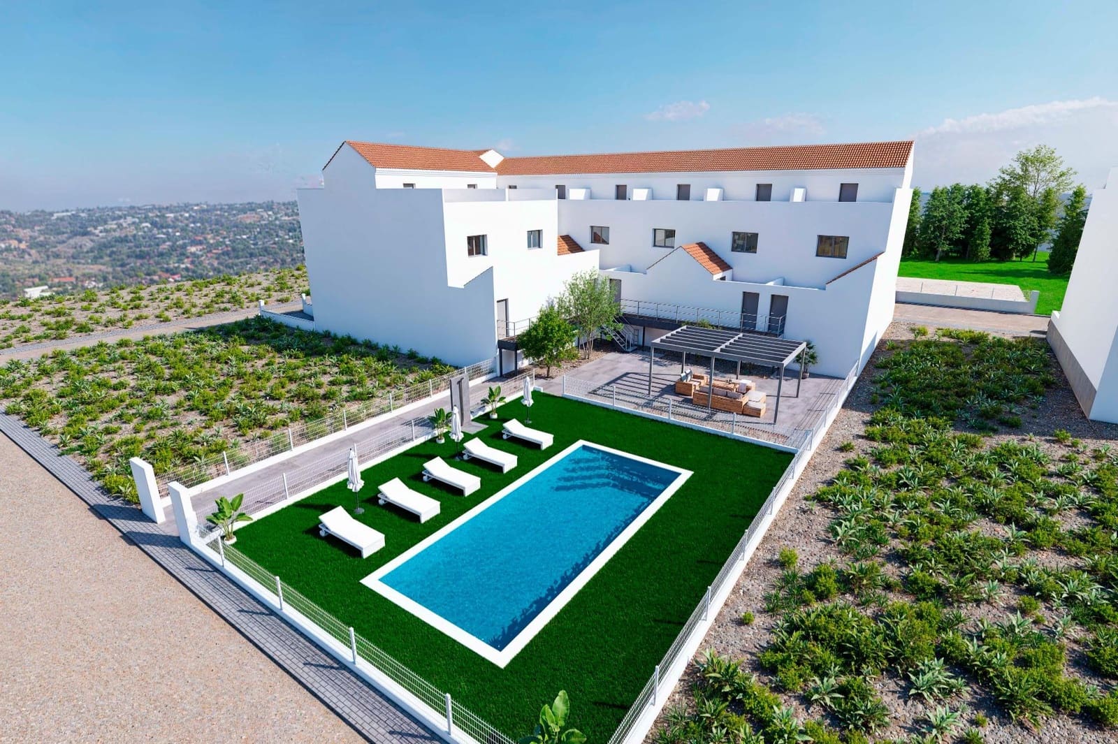 3 sypialnia Dom blizniak na sprzedaż w Rafal z basenem garażem - 295 000 € (Ref: 10024262)