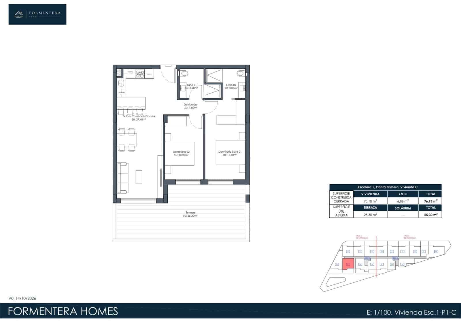 2 Zimmer Apartment zu verkaufen in Formentera del Segura mit Pool Garage - 270.000 € (Ref: 10168595)