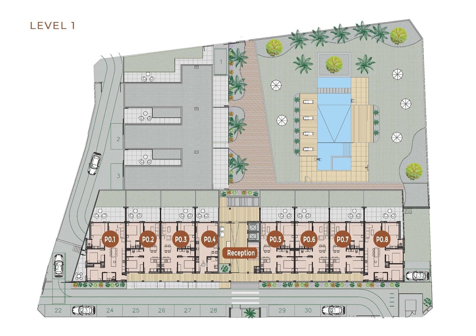 1 soveværelse Lejlighed til salg i Torrevieja med swimmingpool garage - € 239.900 (Ref: 10177337)