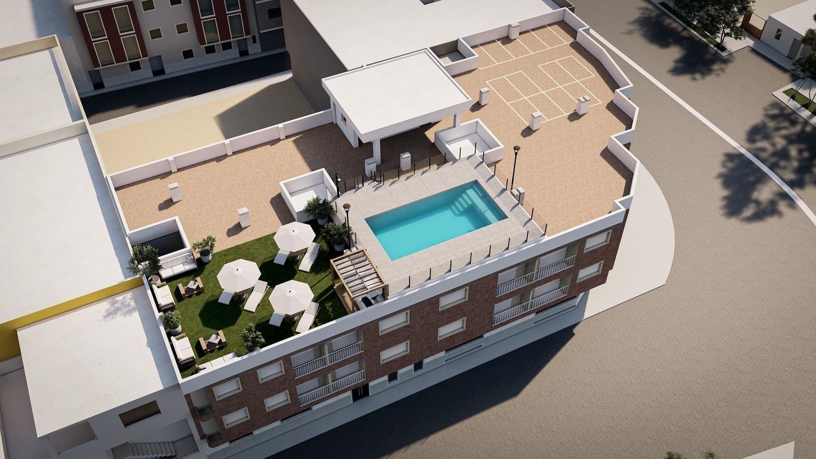 3 makuuhuone Huoneisto myytävänä paikassa San Miguel de Salinas mukana uima-altaan - 175 000 € (Ref: 9032409)