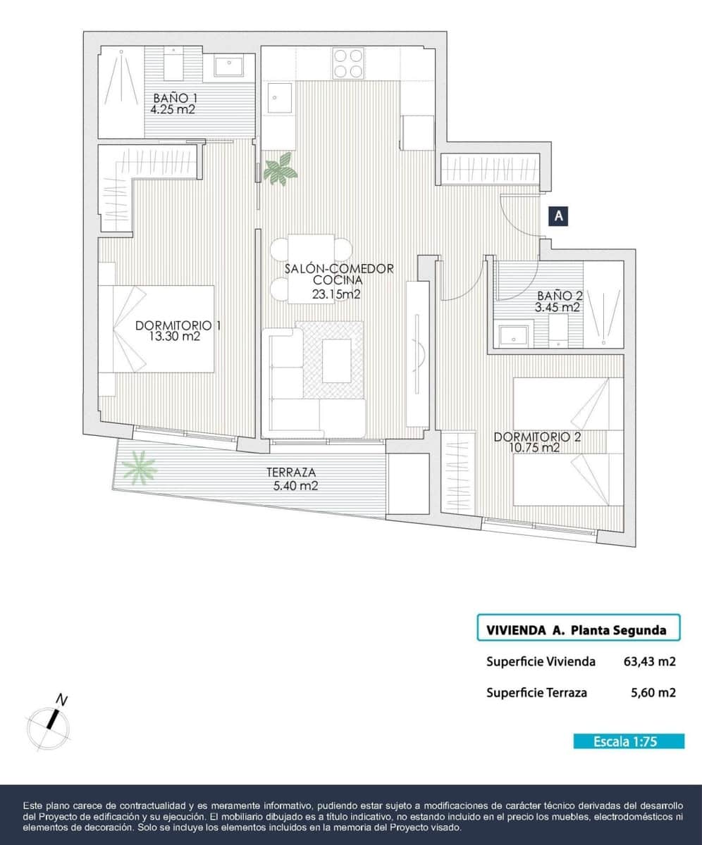 2 quarto Apartamento para venda em Torrevieja com piscina - 225 000 € (Ref: 9032412)
