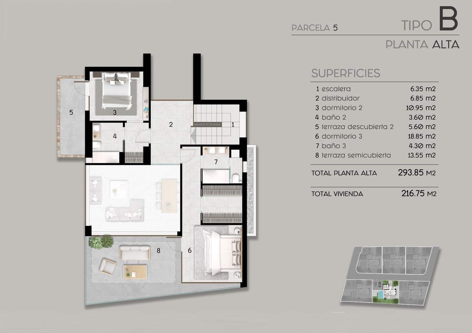 3 sypialnia Willa na sprzedaż w Polop z basenem - 860 000 € (Ref: 9375176)