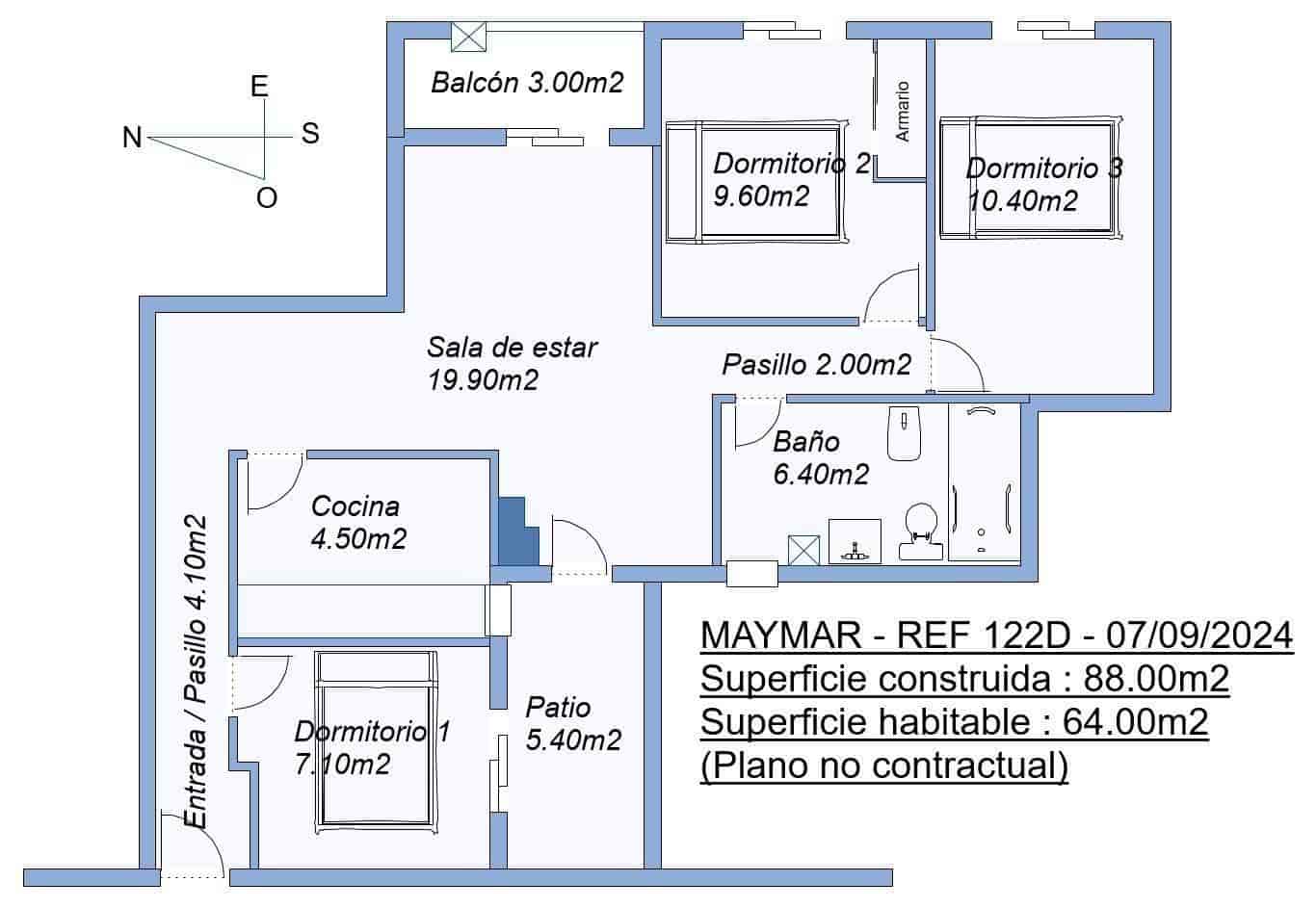 3 Zimmer Wohnung zu verkaufen in Torrevieja - 136.999 € (Ref: 9379151)
