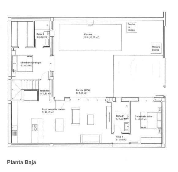 4 sovrum Lägenhet till salu i Daya Vieja med pool - 359 999 € (Ref: 9388034)