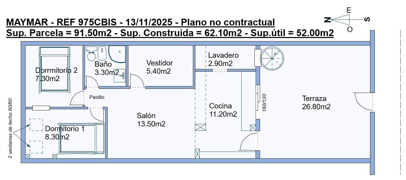2 bedroom Bungalow for sale in El Limonar - € 139,999 (Ref: 9391026)