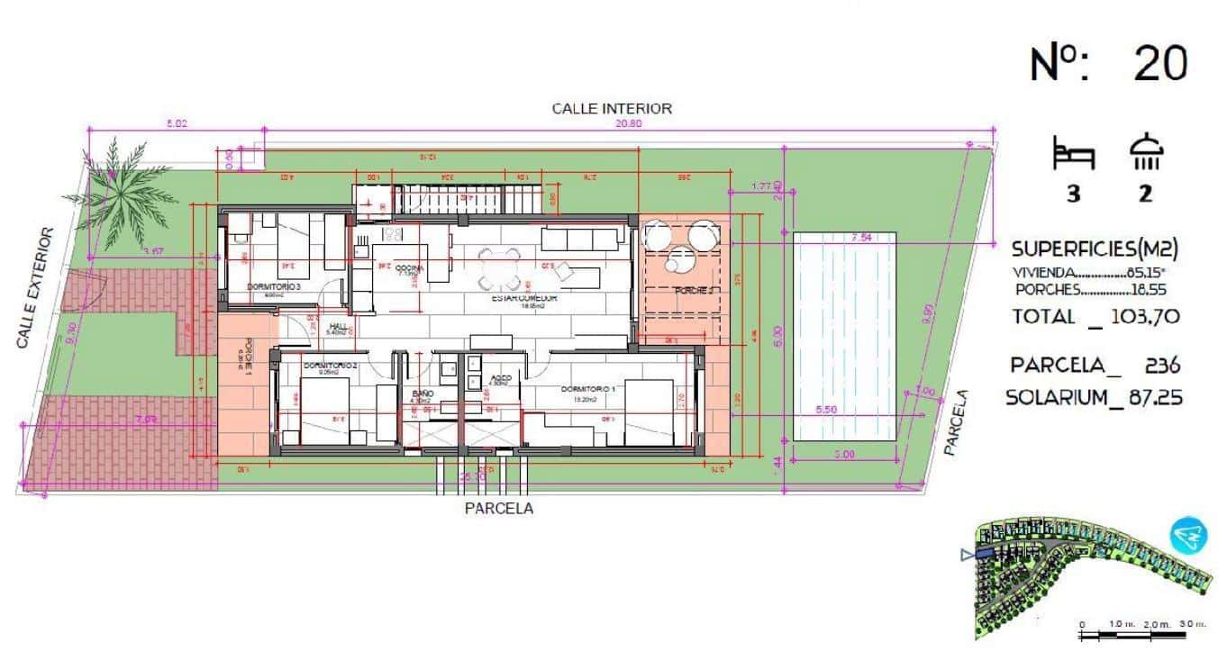 3 bedroom Villa for sale in Algorfa with pool - € 480,000 (Ref: 9470522)