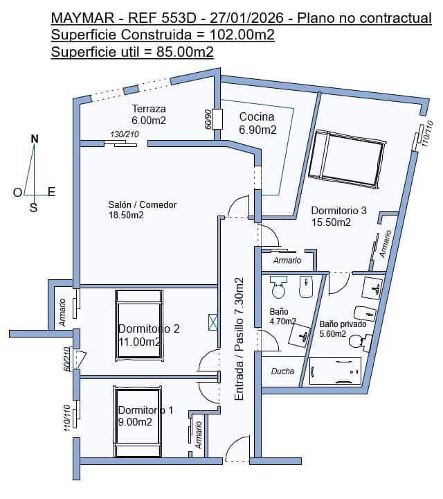 3 chambre Appartement à vendre à Torrevieja avec piscine - 159 999 € (Ref: 9541244)