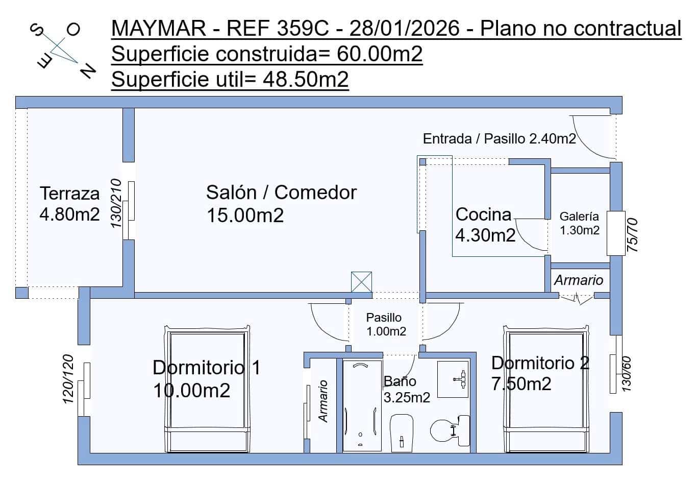 2 slaapkamer Appartement te koop in Torrevieja met zwembad - € 119.999 (Ref: 9548380)