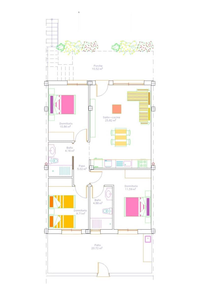 3 sypialnia Bungalow na sprzedaż w San Javier z basenem - 258 900 € (Ref: 9568810)