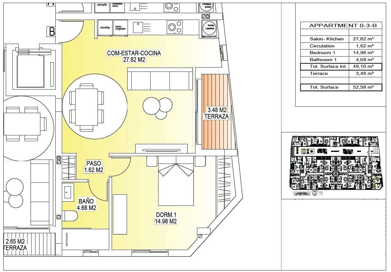 1 sovrum Lägenhet till salu i San Miguel de Salinas med pool - 110 000 € (Ref: 9571318)