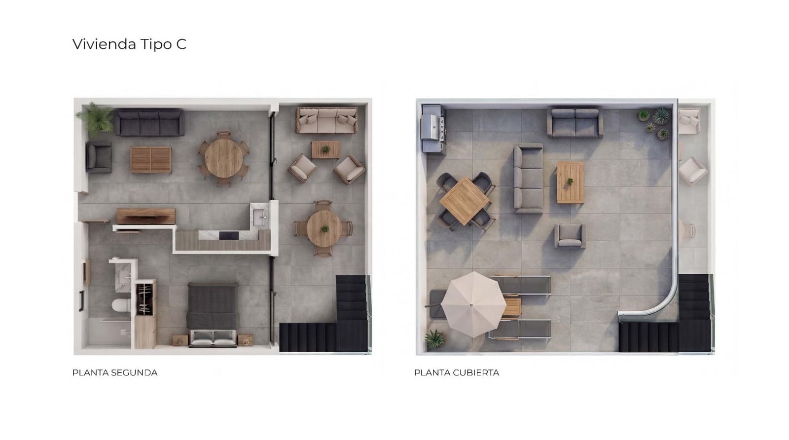 1 Zimmer Penthouse zu verkaufen in Vera mit Pool - 260.000 € (Ref: 9804442)