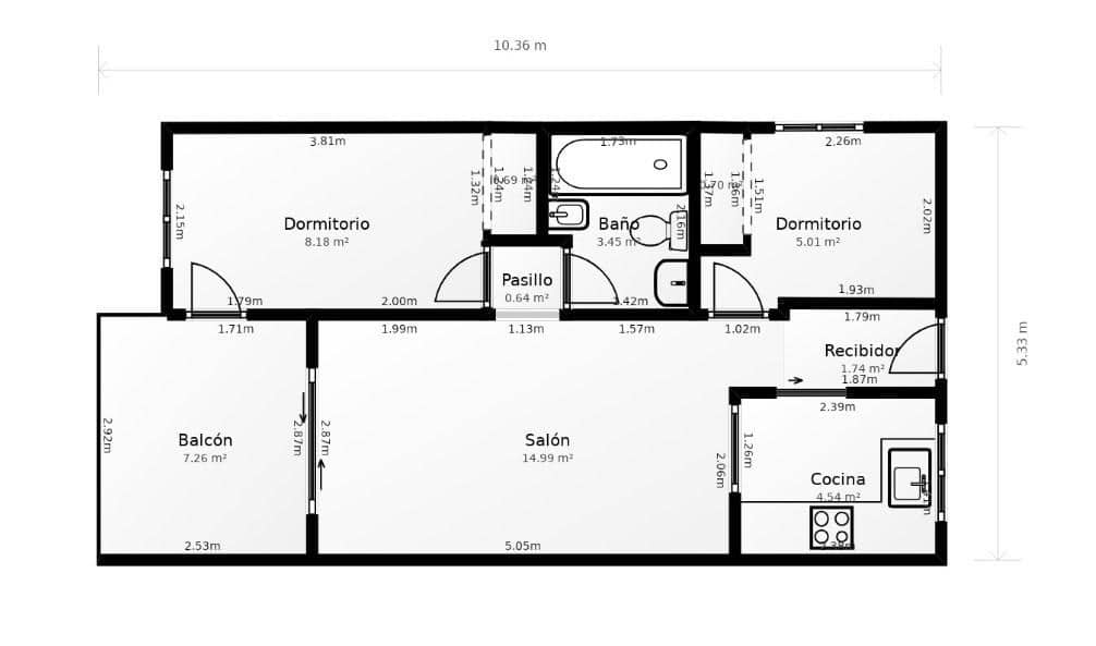 2 slaapkamer Appartement te koop in Torrevieja met zwembad - € 140.000 (Ref: 9812248)