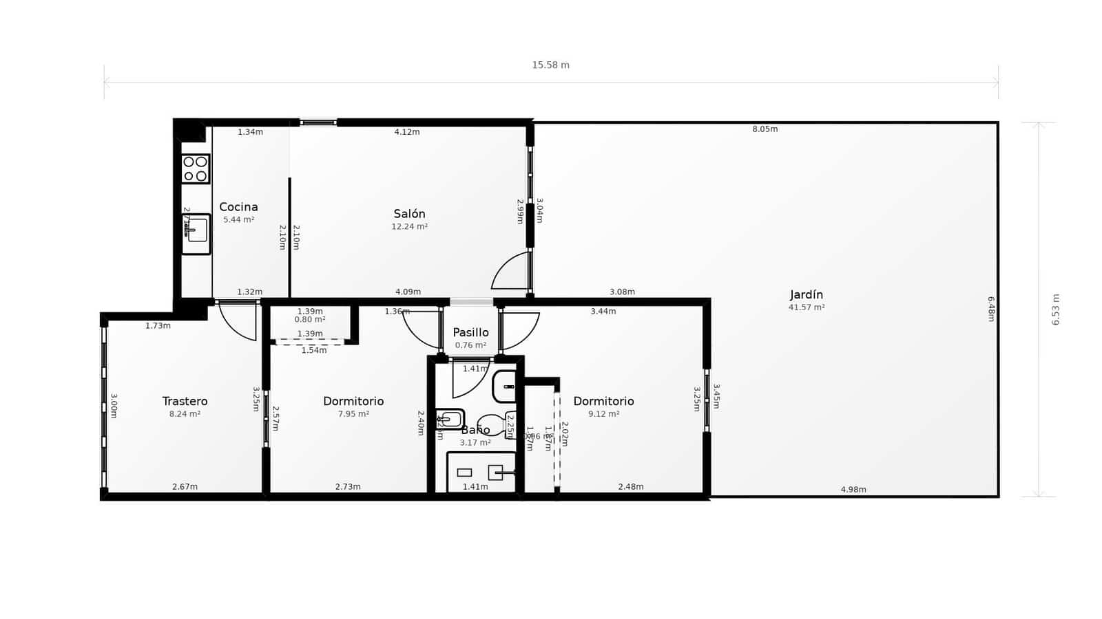 2 chambre Bungalow à vendre à Torrevieja avec piscine - 139 999 € (Ref: 9857652)