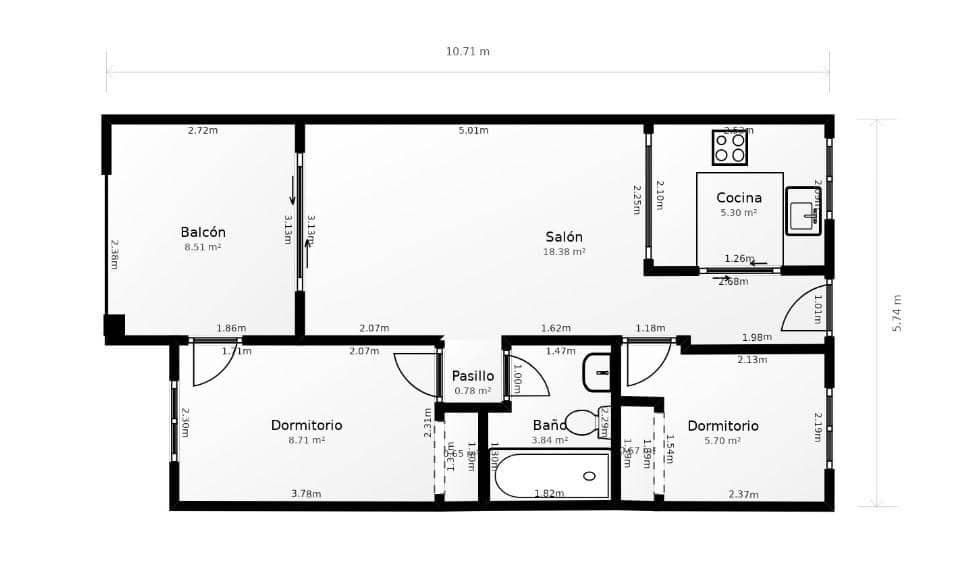 2 sypialnia Apartament na sprzedaż w Torrevieja z basenem - 134 999 € (Ref: 9884938)