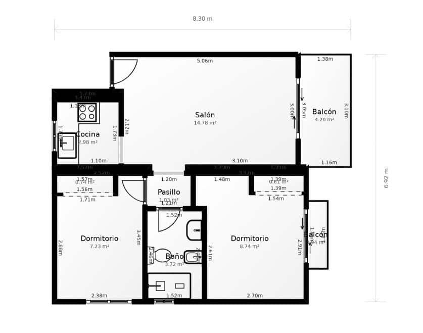 2 makuuhuone Huoneisto myytävänä paikassa Torrevieja mukana uima-altaan - 144 999 € (Ref: 9975560)