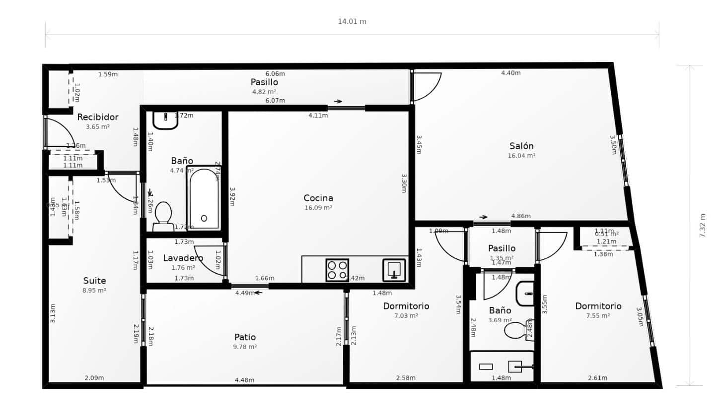 3 soverom Leilighet til salgs i Torrevieja - € 228 000 (Ref: 9998903)