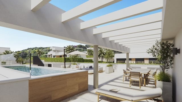 3 soverom Kjedet enebolig til salgs i Cerros del Águila, Mijas med svømmebasseng garasje - € 710 000 (Ref: 10000024)