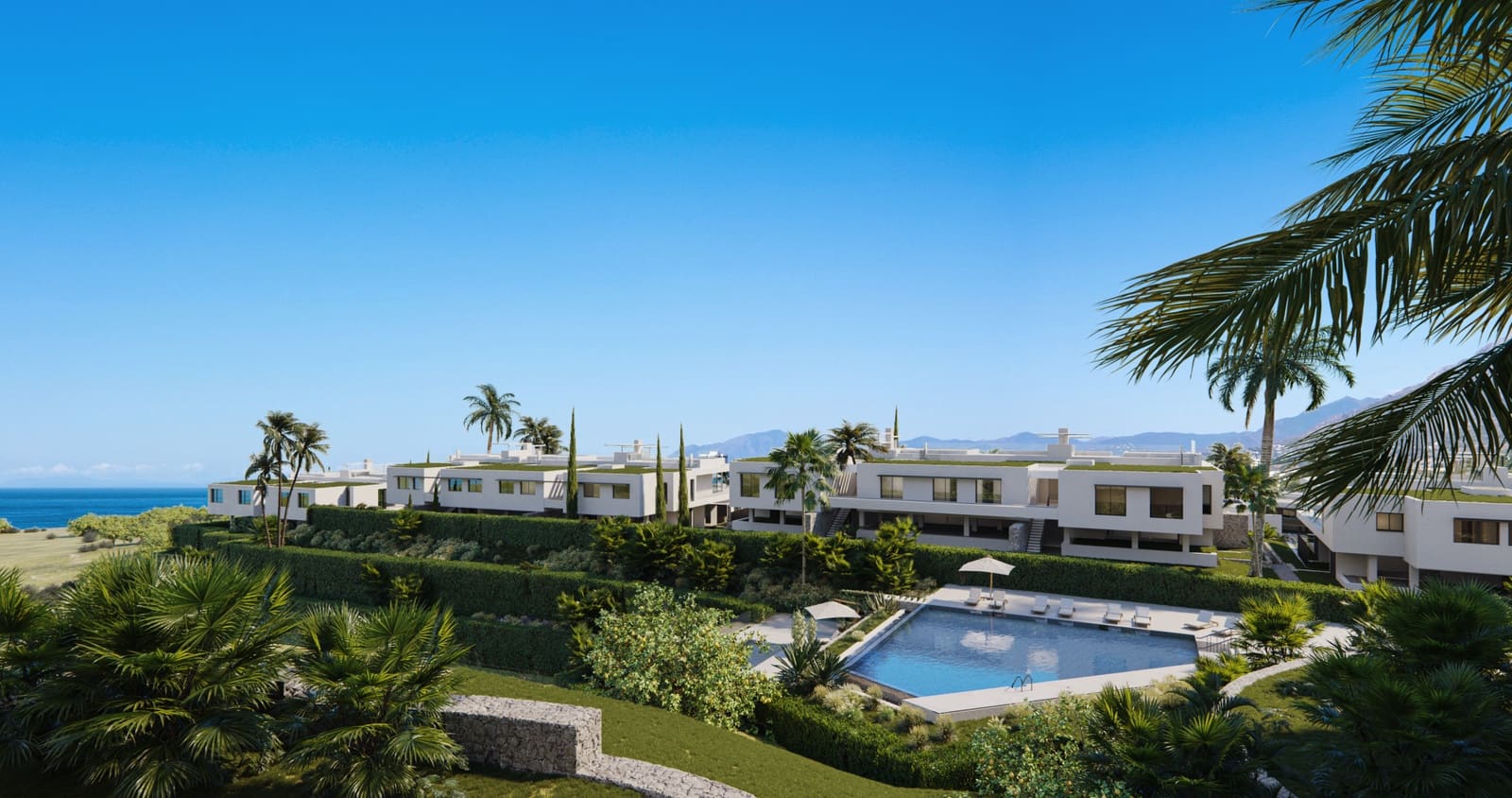4 soverom Kjedet enebolig til salgs i Marbella med svømmebasseng garasje - € 2 150 000 (Ref: 10005324)