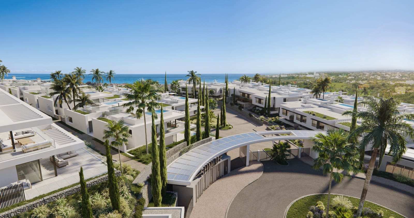 4 soverom Kjedet enebolig til salgs i Marbella med svømmebasseng garasje - € 2 150 000 (Ref: 10005324)