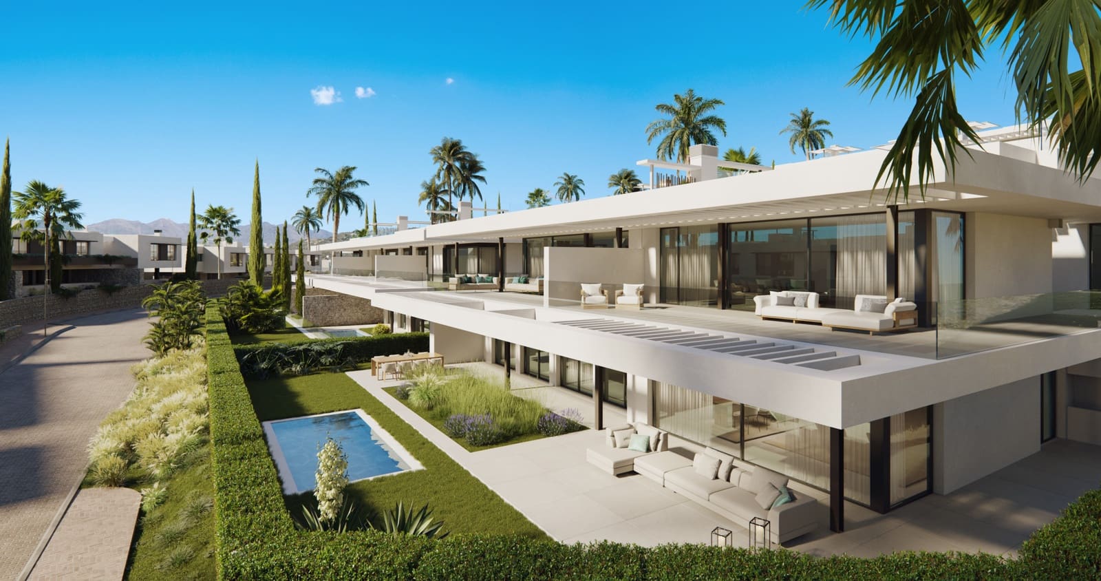 4 soverom Kjedet enebolig til salgs i Marbella med svømmebasseng garasje - € 2 150 000 (Ref: 10005324)