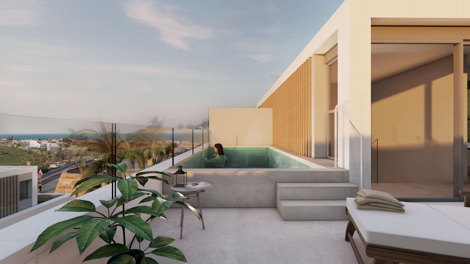 4 soveværelse Byhus til salg i Estepona med swimmingpool garage - € 795.000 (Ref: 10035115)