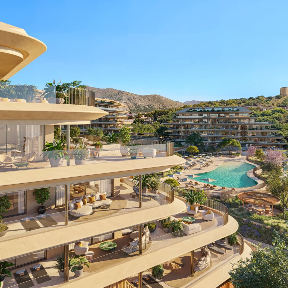 4 soveværelse Lejlighed til salg i Fuengirola med swimmingpool garage - € 1.890.000 (Ref: 10089434)