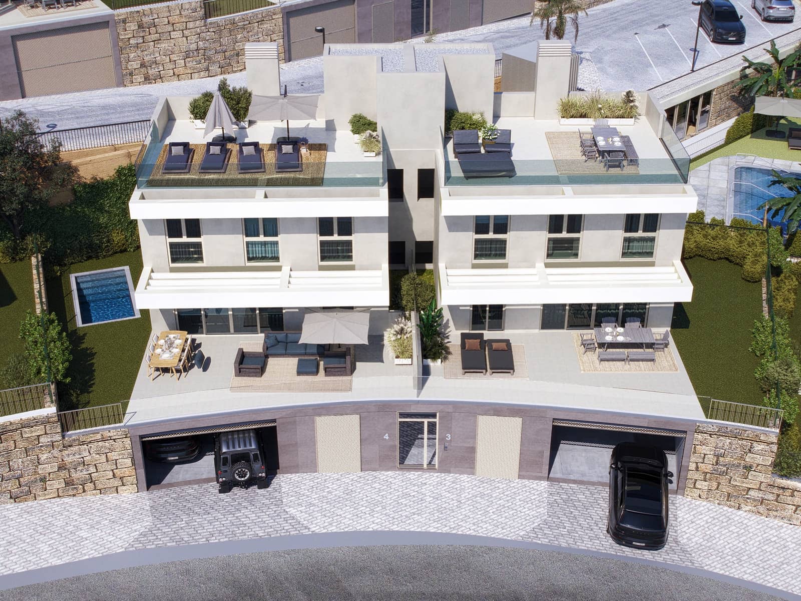 4 Zimmer Doppelhaus zu verkaufen in Mijas Costa mit Pool Garage - 1.050.000 € (Ref: 10094407)
