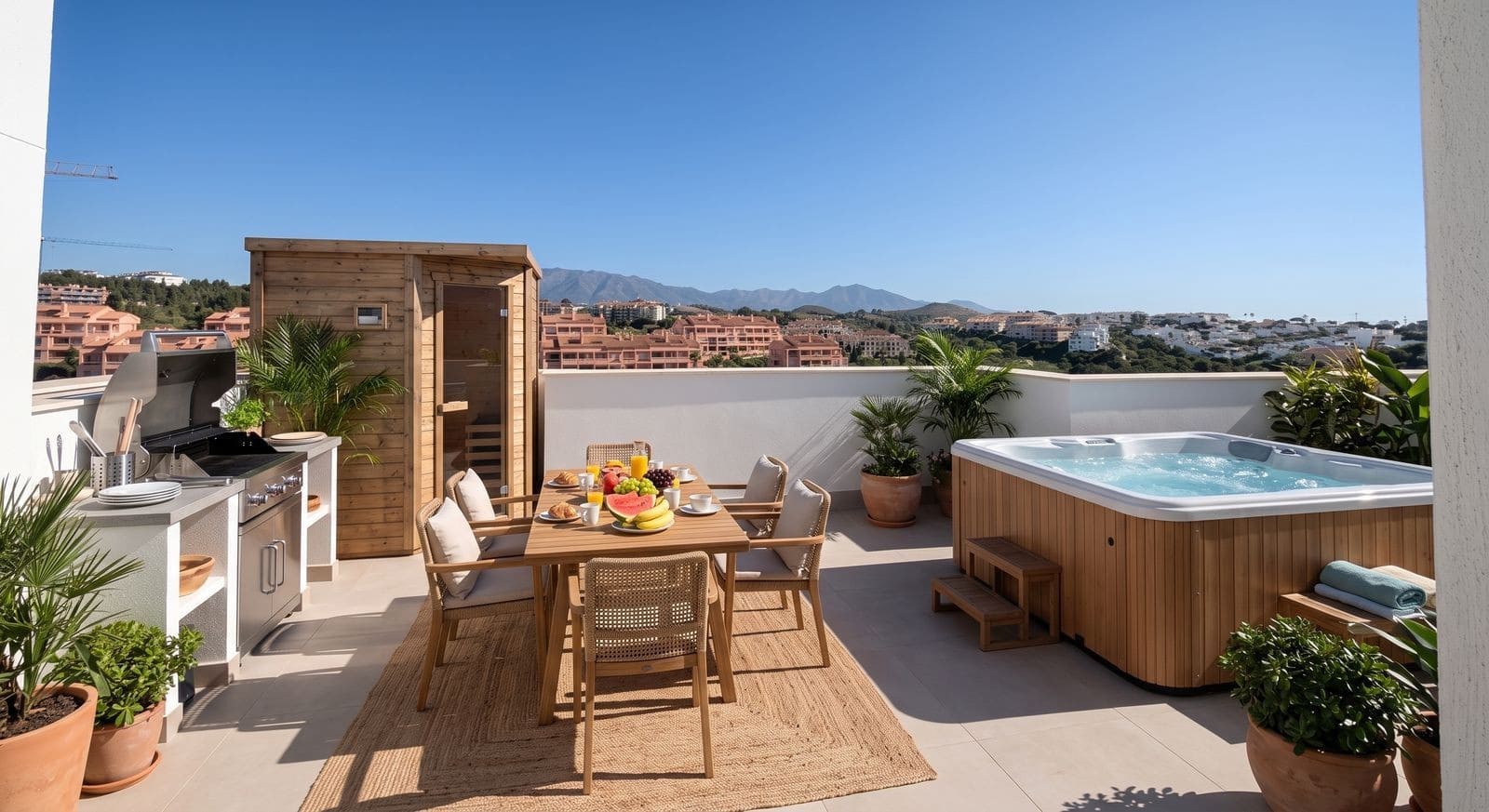 3 Zimmer Penthouse zu verkaufen in Mijas Costa mit Pool Garage - 880.000 € (Ref: 10098198)