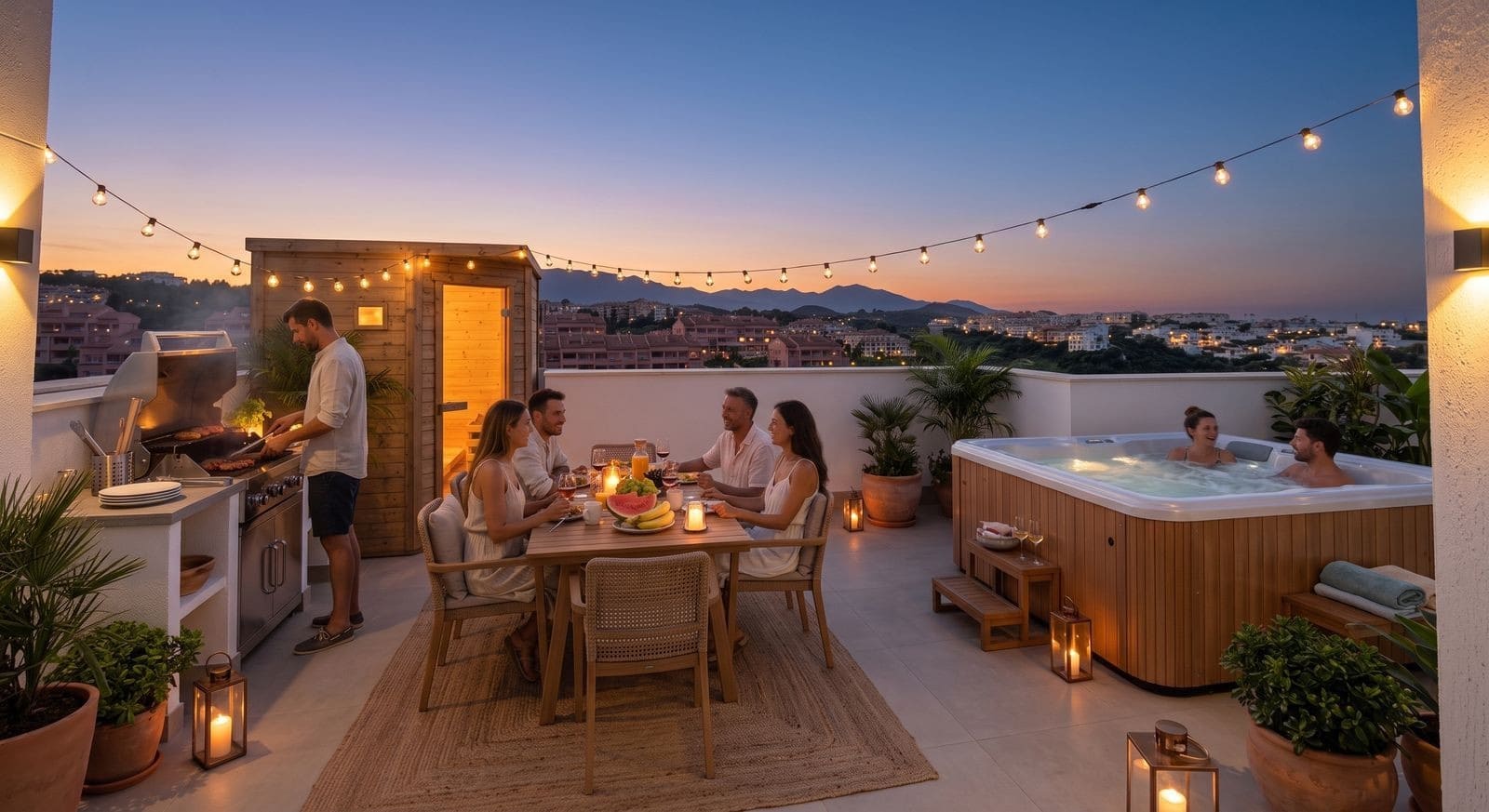 3 Zimmer Penthouse zu verkaufen in Mijas Costa mit Pool Garage - 880.000 € (Ref: 10098198)