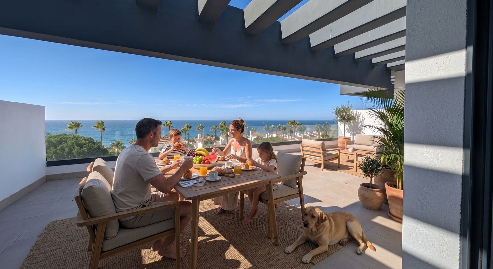 3 Zimmer Penthouse zu verkaufen in Mijas Costa mit Pool Garage - 880.000 € (Ref: 10098198)