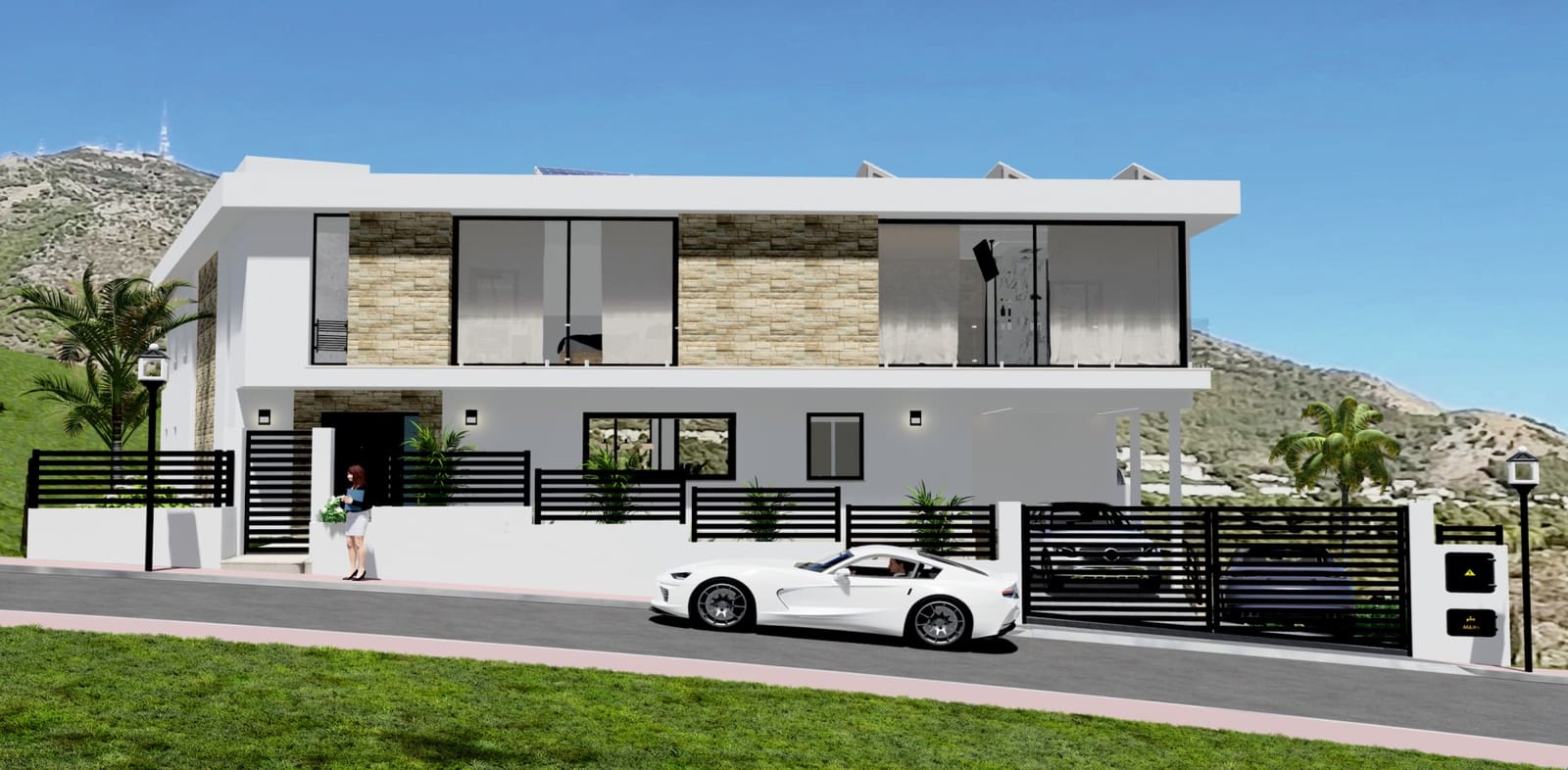 4 makuuhuone Huvila myytävänä paikassa Mijas mukana uima-altaan 
autotalli - 1 850 000 € (Ref: 10173513)