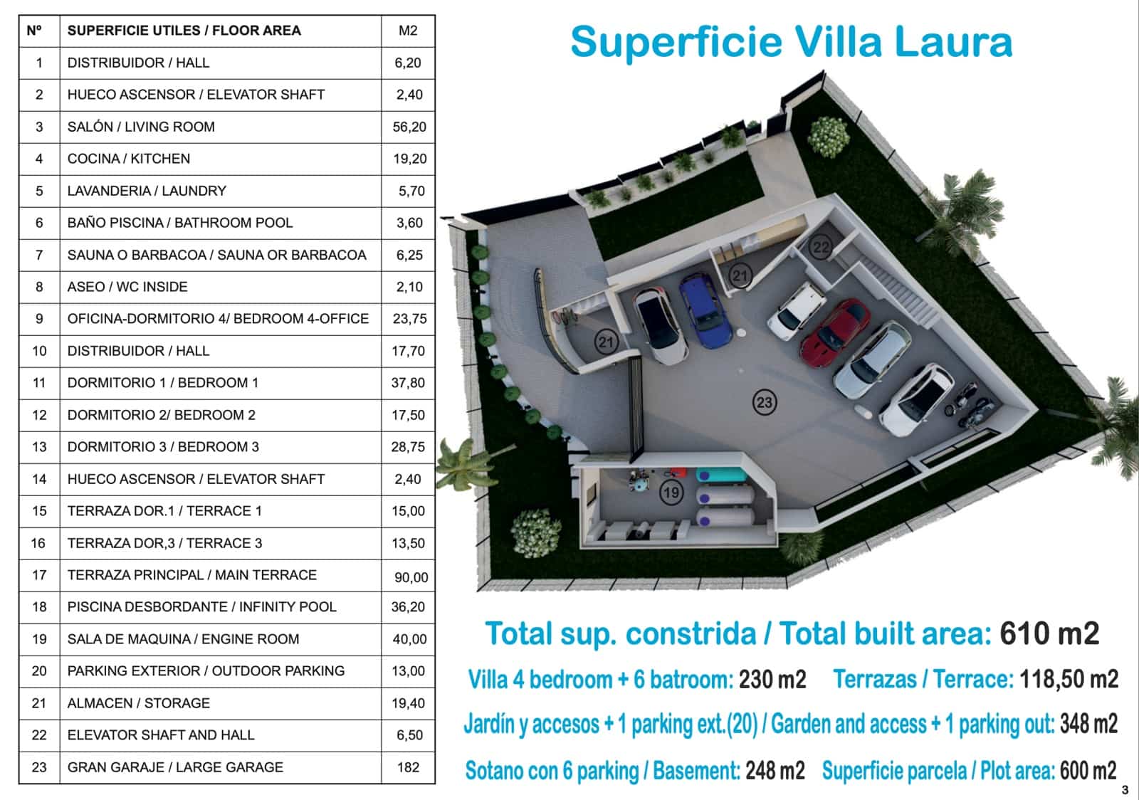 4 makuuhuone Huvila myytävänä paikassa Mijas mukana uima-altaan 
autotalli - 1 850 000 € (Ref: 10173513)