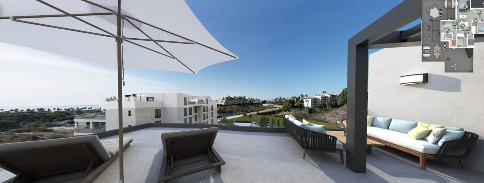 3 bedroom Apartment for sale in El Chaparral with pool garage - € 590,000 (Ref: 8033486)