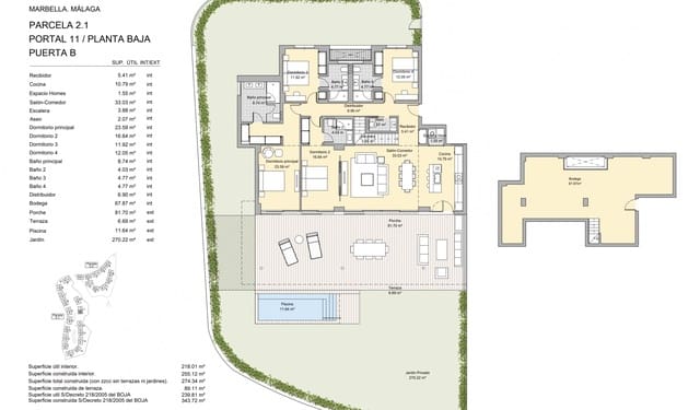 4 quarto Apartamento para venda em Marbella com piscina garagem - 1 365 000 € (Ref: 8183054)