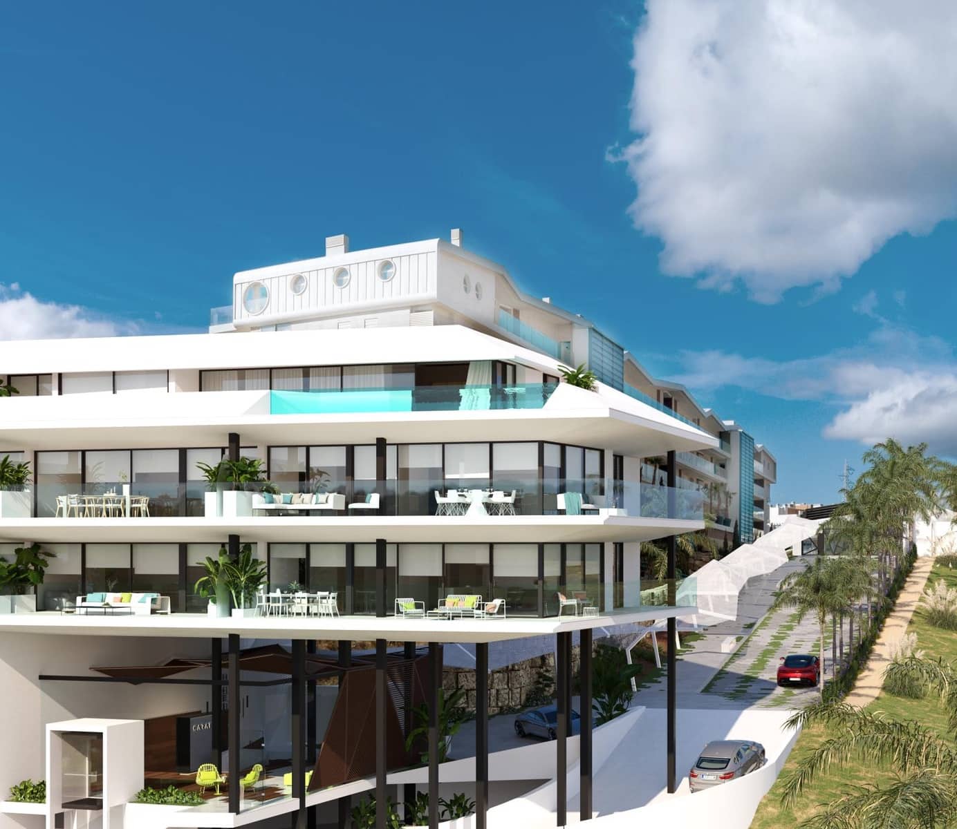 3 sypialnia Apartament na sprzedaż w Fuengirola z basenem garażem - 990 000 € (Ref: 8193833)