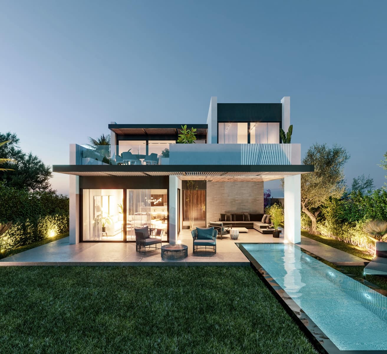 4 sovrum Villa till salu i New Golden Mile med pool garage - 1 850 000 € (Ref: 8305314)