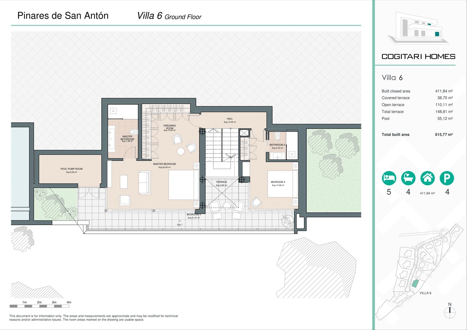 5 sovrum Villa till salu i Malaga stad med pool garage - 3 800 000 € (Ref: 8456979)