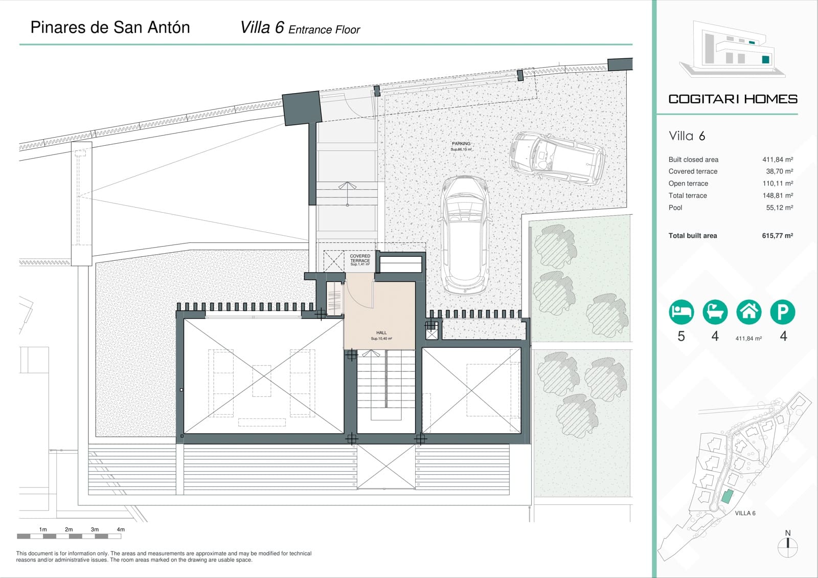 5 sovrum Villa till salu i Malaga stad med pool garage - 3 800 000 € (Ref: 8456979)