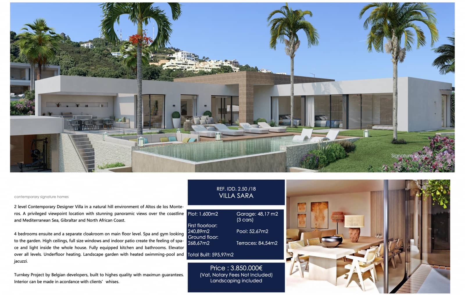 4 bedroom Villa for sale in Marbella with pool garage - € 3,850,000 (Ref: 8529753)