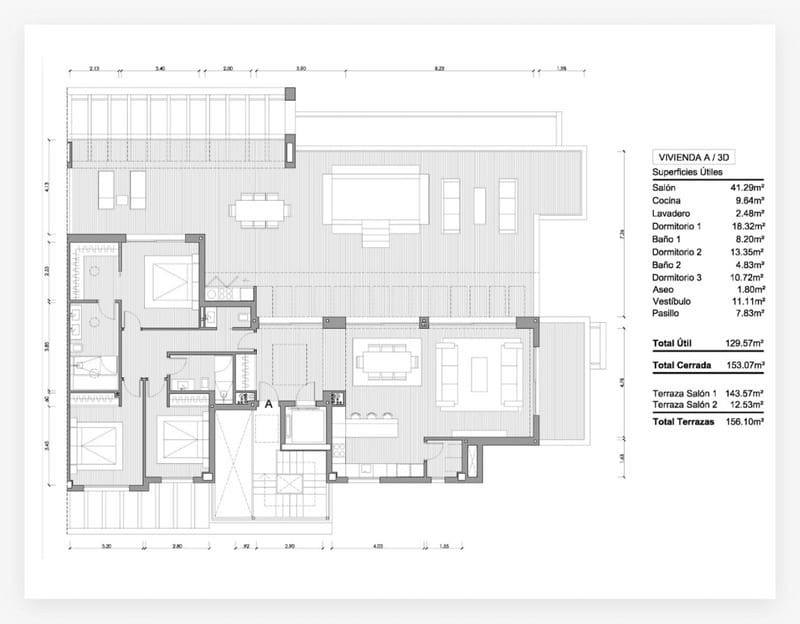 3 soverom Penthouse til salgs i Fuengirola med svømmebasseng garasje - € 1 395 000 (Ref: 8610928)