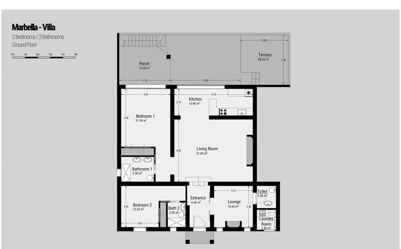 3 bedroom Townhouse for sale in Golden Mile with pool garage - € 3,500,000 (Ref: 8612398)