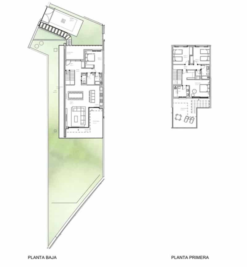 4 soveværelse Semi-Rækkehus til salg i El Chaparral med swimmingpool garage - € 1.069.000 (Ref: 8691276)
