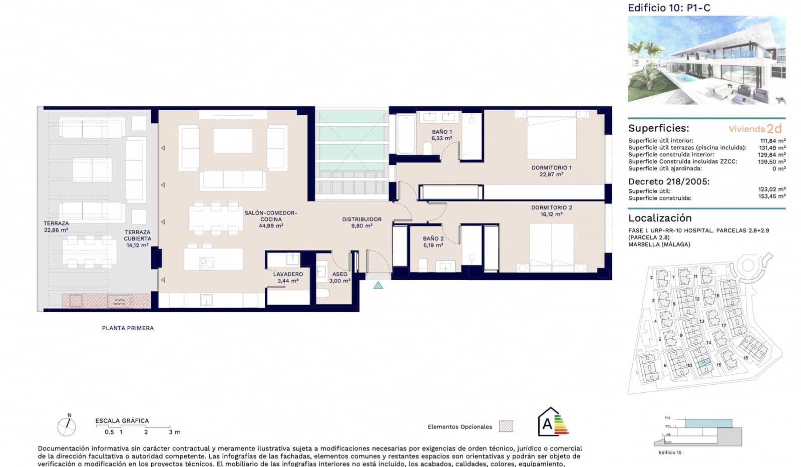 2 quarto Apartamento para venda em Marbella com piscina garagem - 930 000 € (Ref: 8867016)